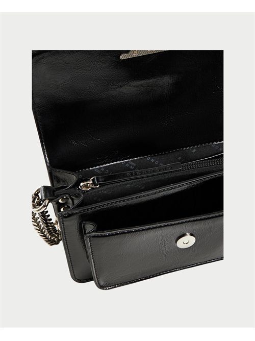 John Richmond Women's Medium Shoulder Bag with JR Logo JOHN RICHMOND | RWA25226BOBLACK